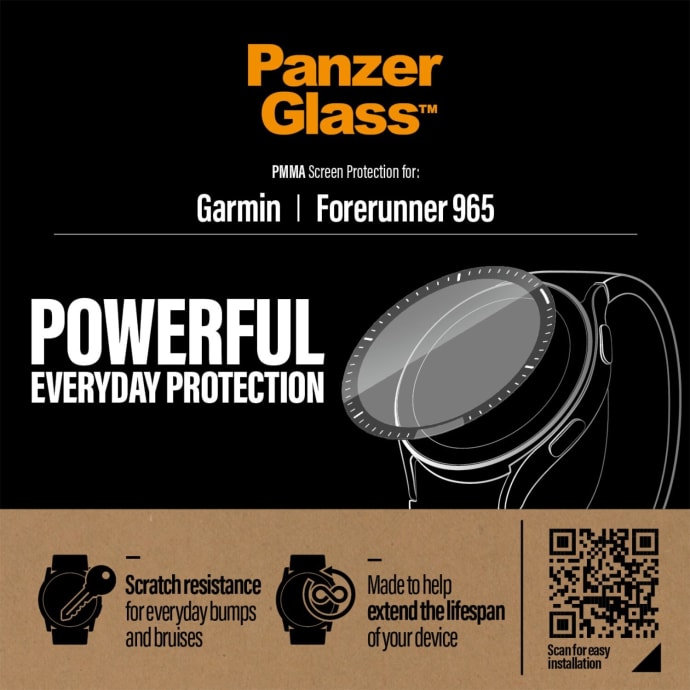 PanzerGlass Screen Protector - Garmin Forerunner 965, product, variation 1