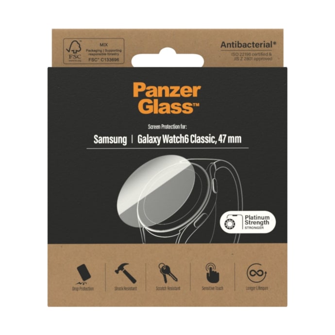 PanzerGlass Screen Protector - Samsung Galaxy Watch 6 47mm, product, variation 1