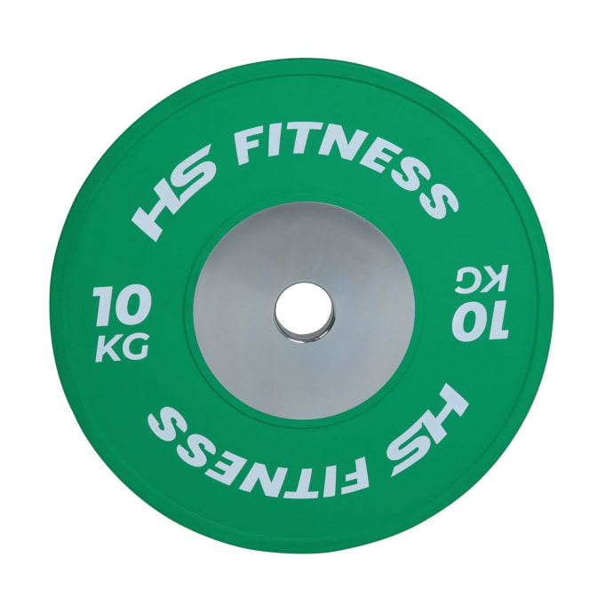 HS Fitness 10kg Pro Bumper Plate, product, variation 1