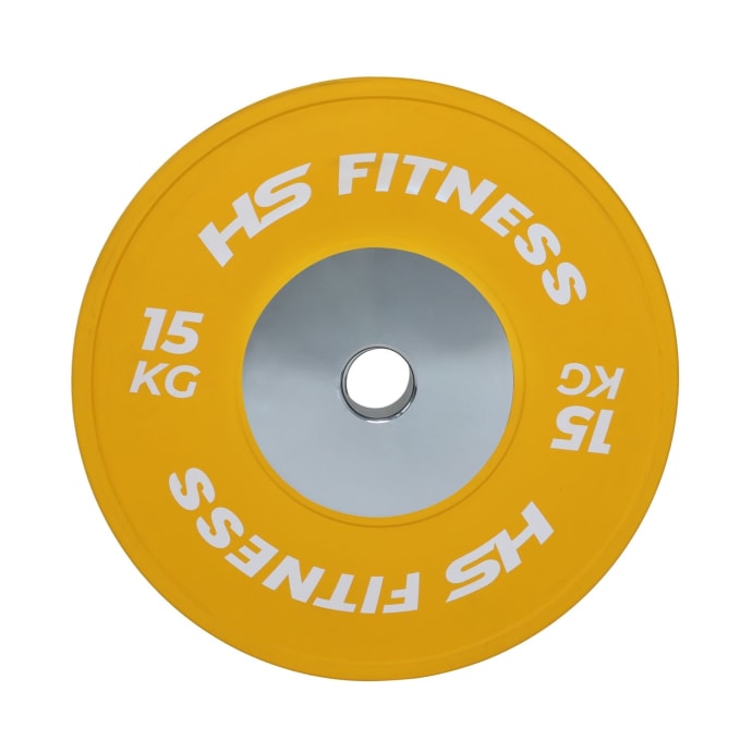 HS Fitness 15kg Pro Bumper Plate, product, variation 1