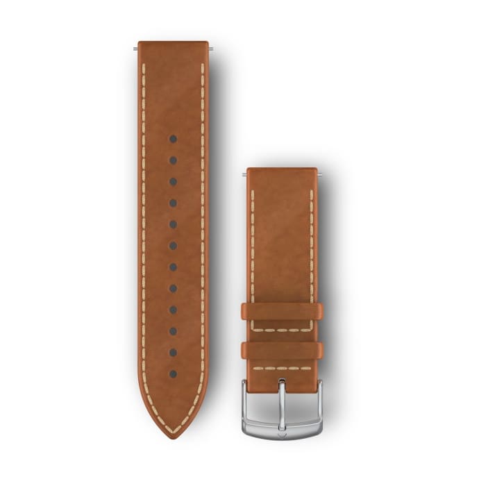 Garmin Quick Release 20mm Leather Band, product, variation 5