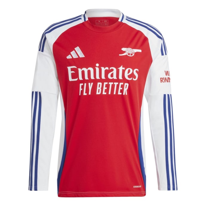 Arsenal Men&#039;s Home 24/25 Long Sleeve Soccer Jersey, product, variation 1