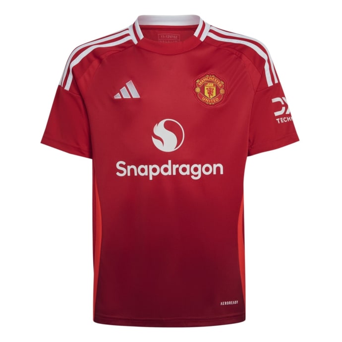 Man United Junior Home 24/25 Soccer Jersey, product, variation 1