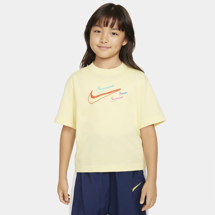 Nike Girls Boxy Swoosh Tee, product, variation 1