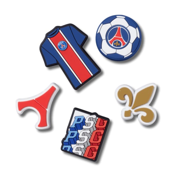 Crocs Paris St Germain 5 Pack Jibbitz, product, variation 1