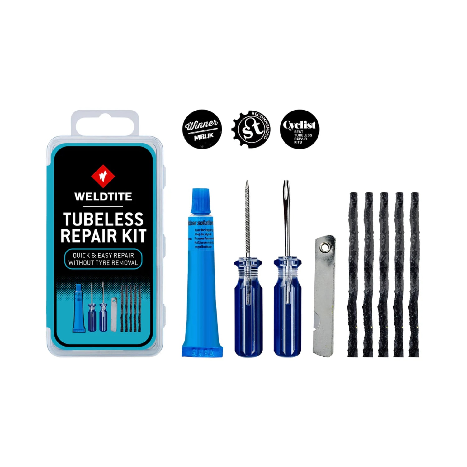 Weldtite Cycle Tubeless Tyre Repair Kit, product, variation 2