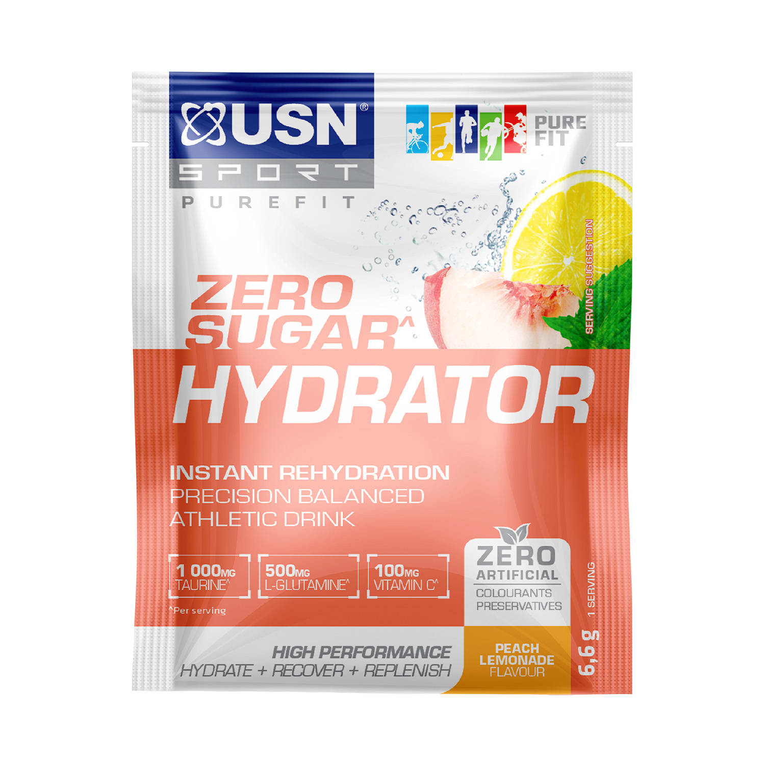 USN PureFit Zero Sugar Hydrator Sachet 7.1g, product, variation 2