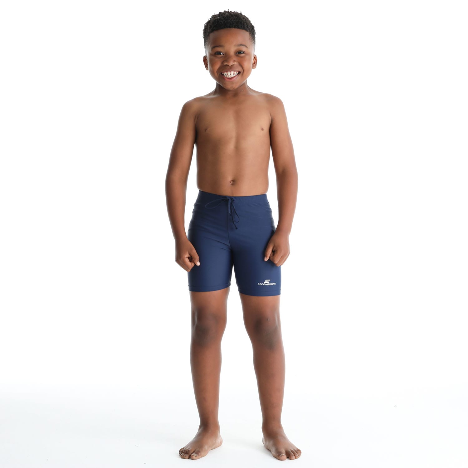 SS Jnr Lycra Short With Drawstring (Navy), product, variation 2