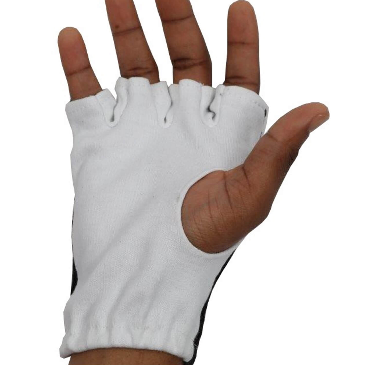 B&amp;S Cotton Padded Fingerless Cricket Inners, product, variation 2