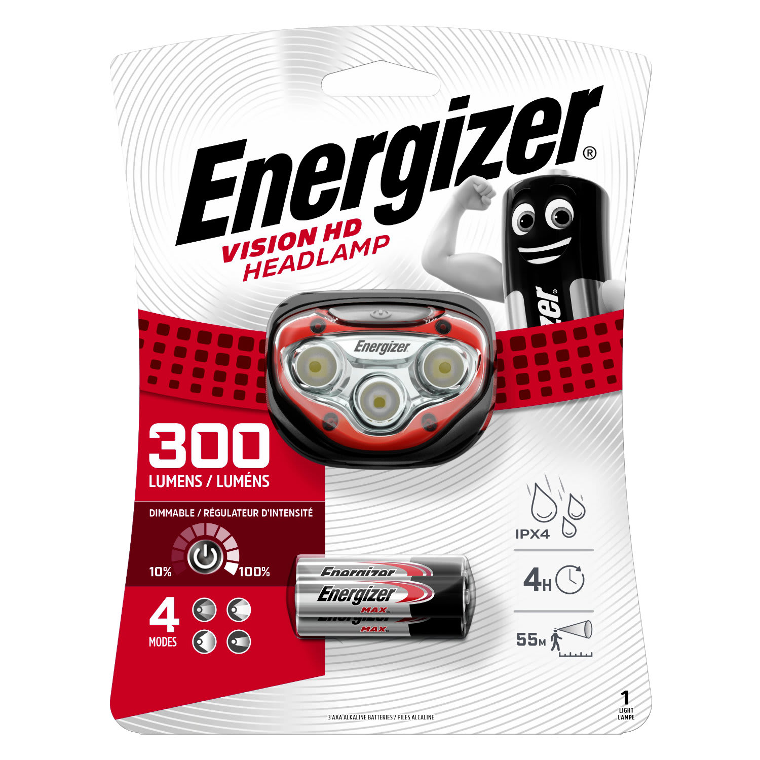 Energizer Vision Headlamp 300 Lumens