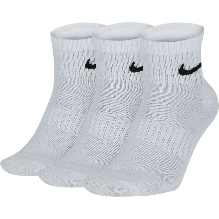 Nike Everyday Lightweight Ankle 3-Pack White Socks