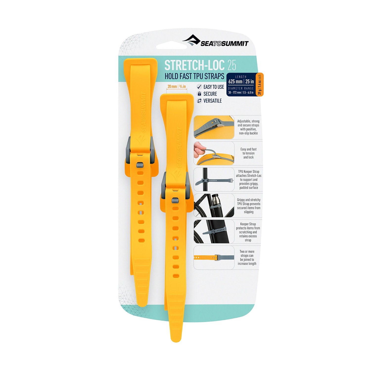 Sea to Summit Stretch-Loc 25 (2 Pack), product, variation 1