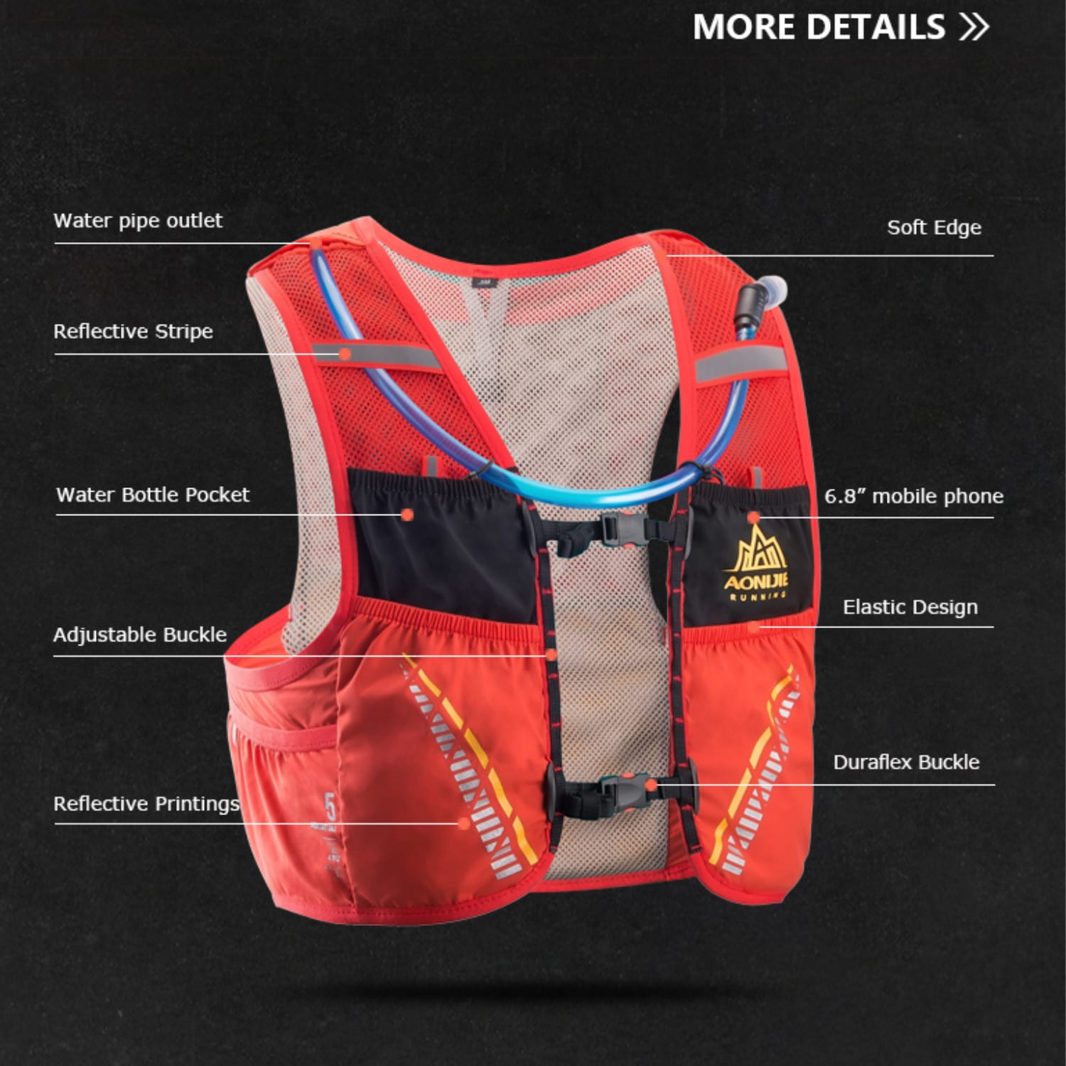 Aonijie Moderate Gale 5L Teal, product, variation 3