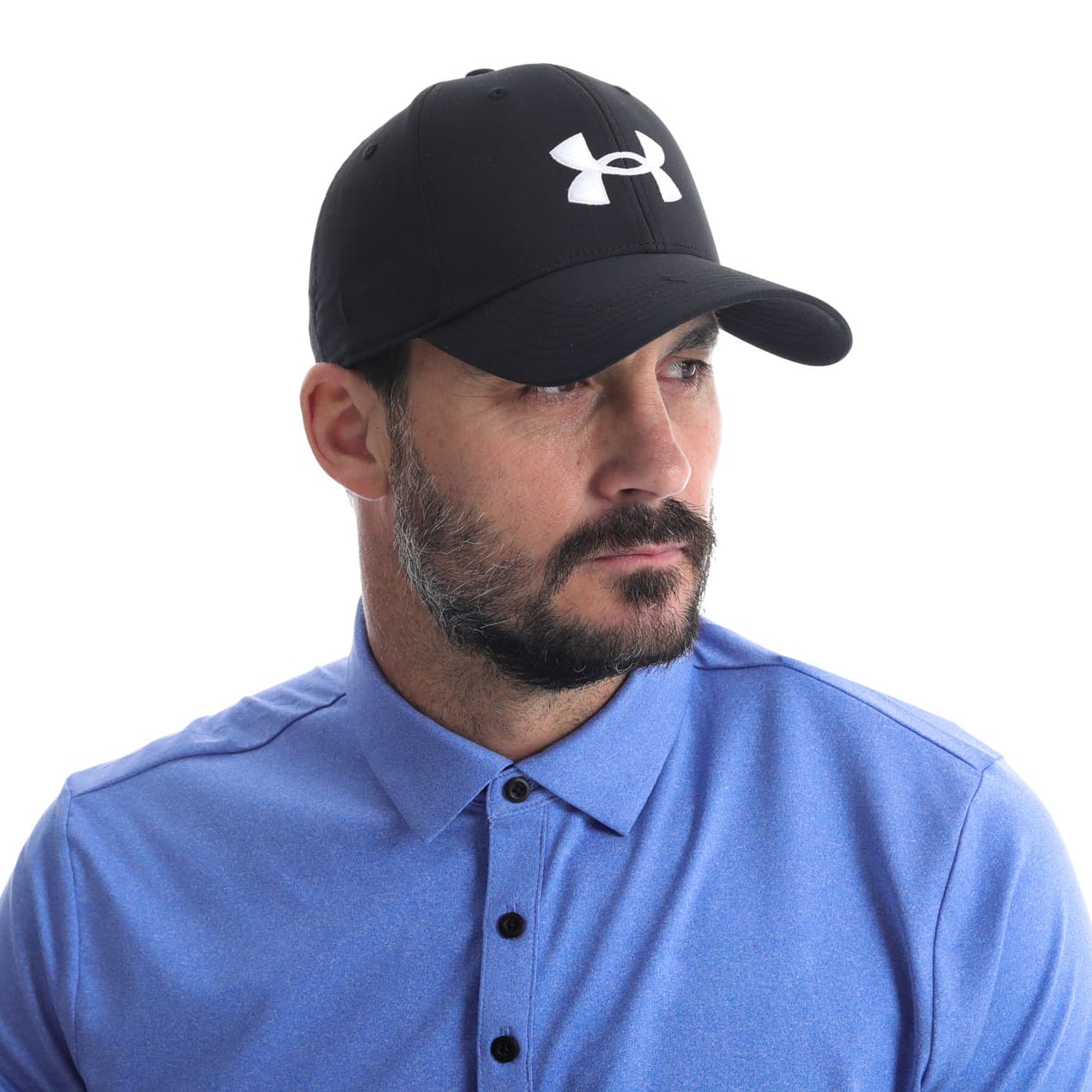 Under Armour Golf96 Black/White Cap, product, variation 5
