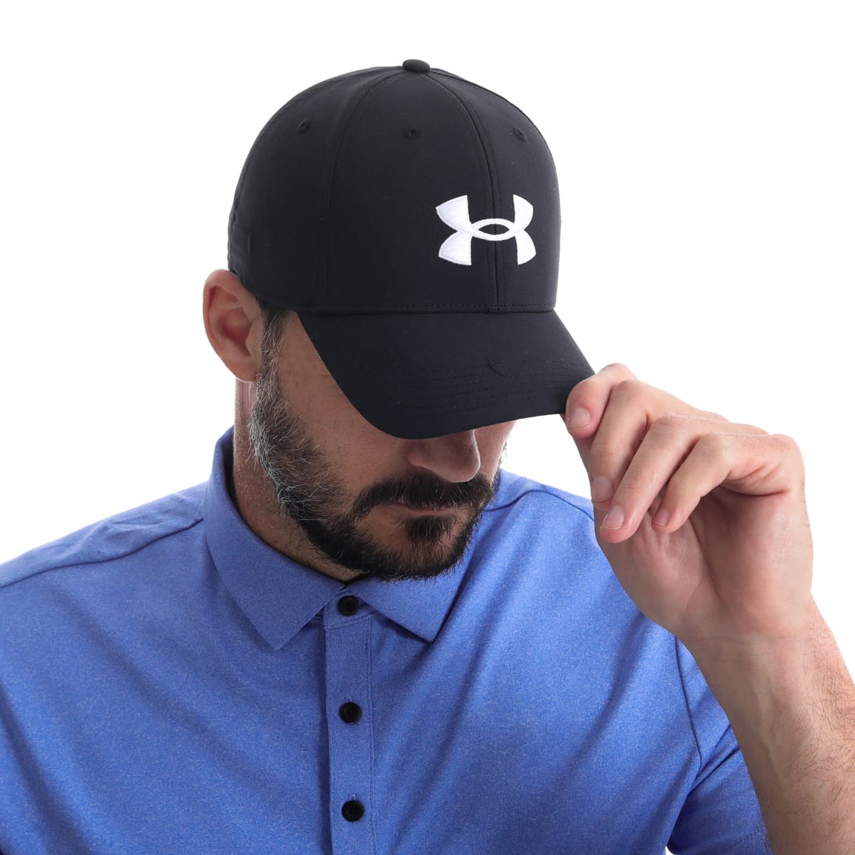 Under Armour Golf96 Black/White Cap, product, variation 6
