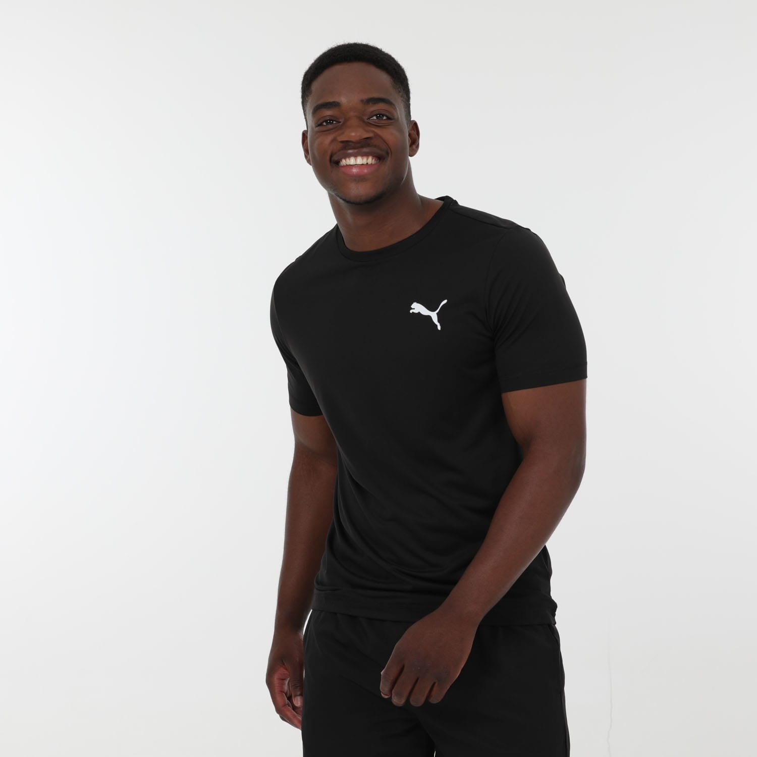 Puma Men's Active Small Logo Tee