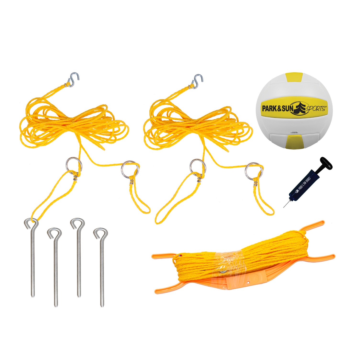 Park &amp; Sun Spiker Sport Steel STL Volleyball Set, product, variation 2