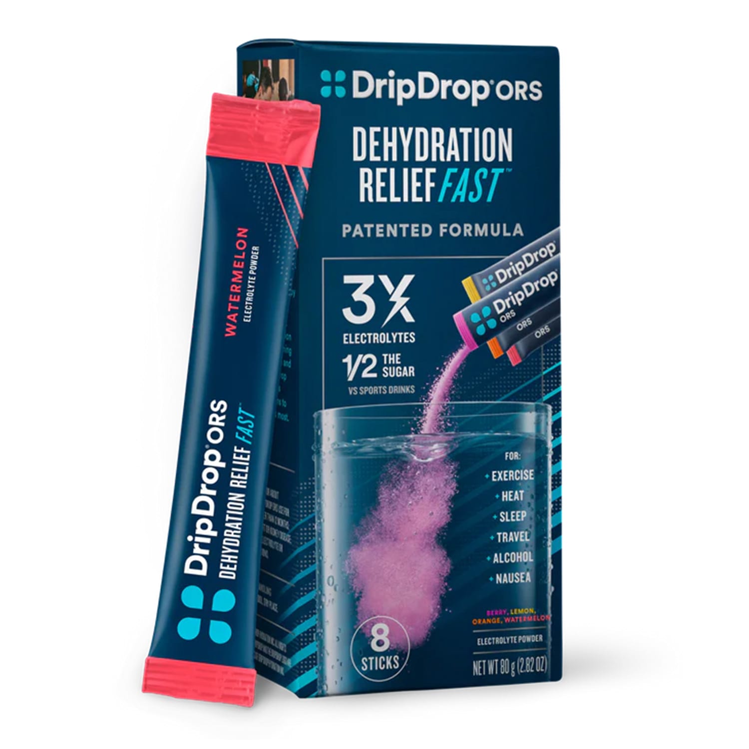 DripDrop ORS Dehydration Relief (8 Sticks)- Bold Variety, product, variation 2