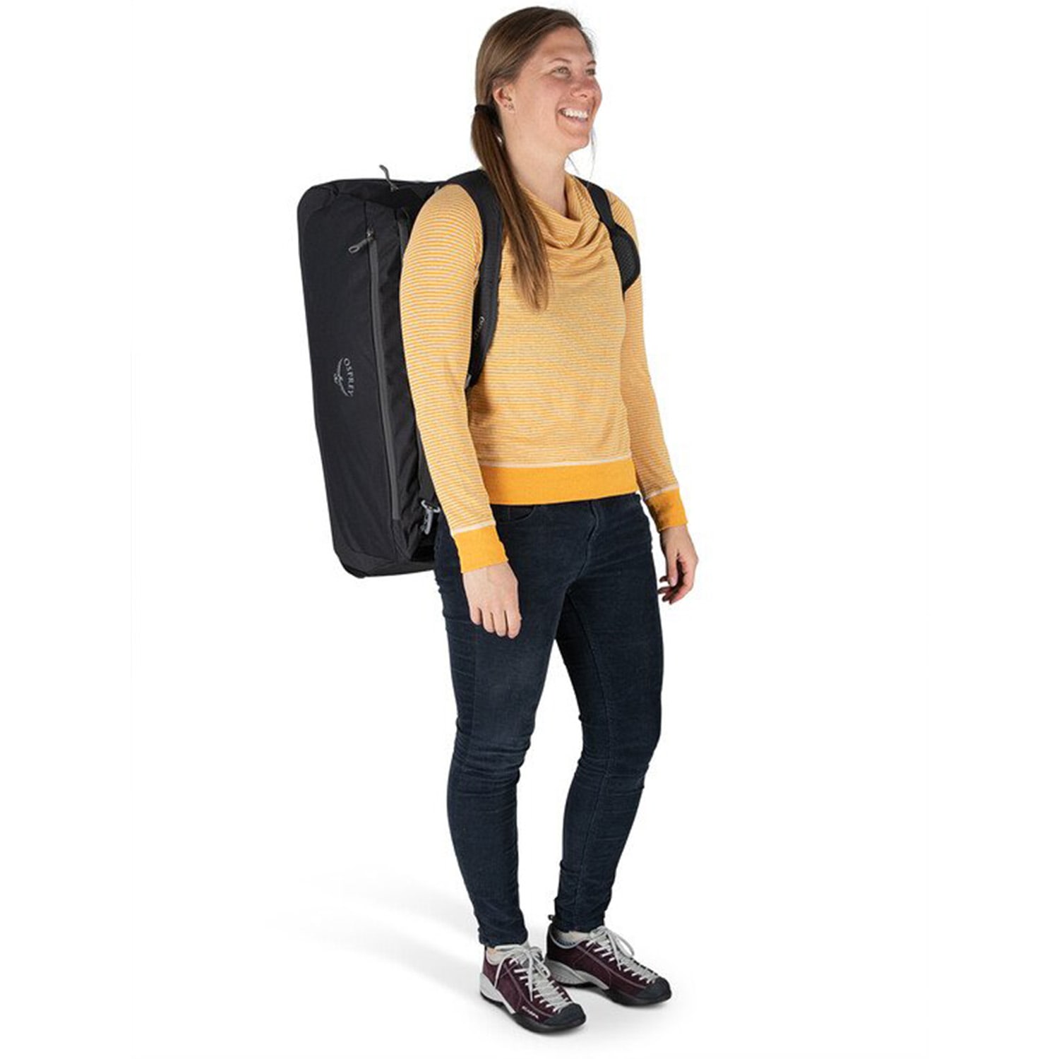 Osprey Daylite Check-in Wheeled Duffel Bag 85L Black, product, variation 7