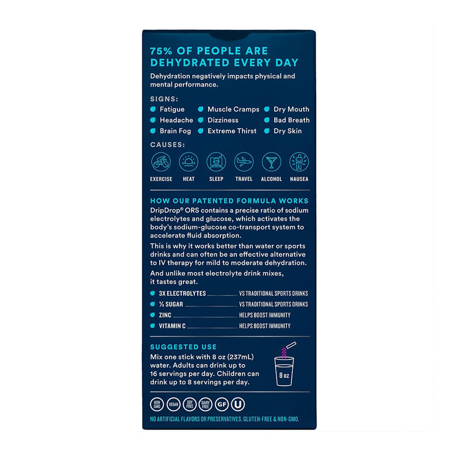 DripDrop ORS Dehydration Relief (8 Sticks), product, variation 3