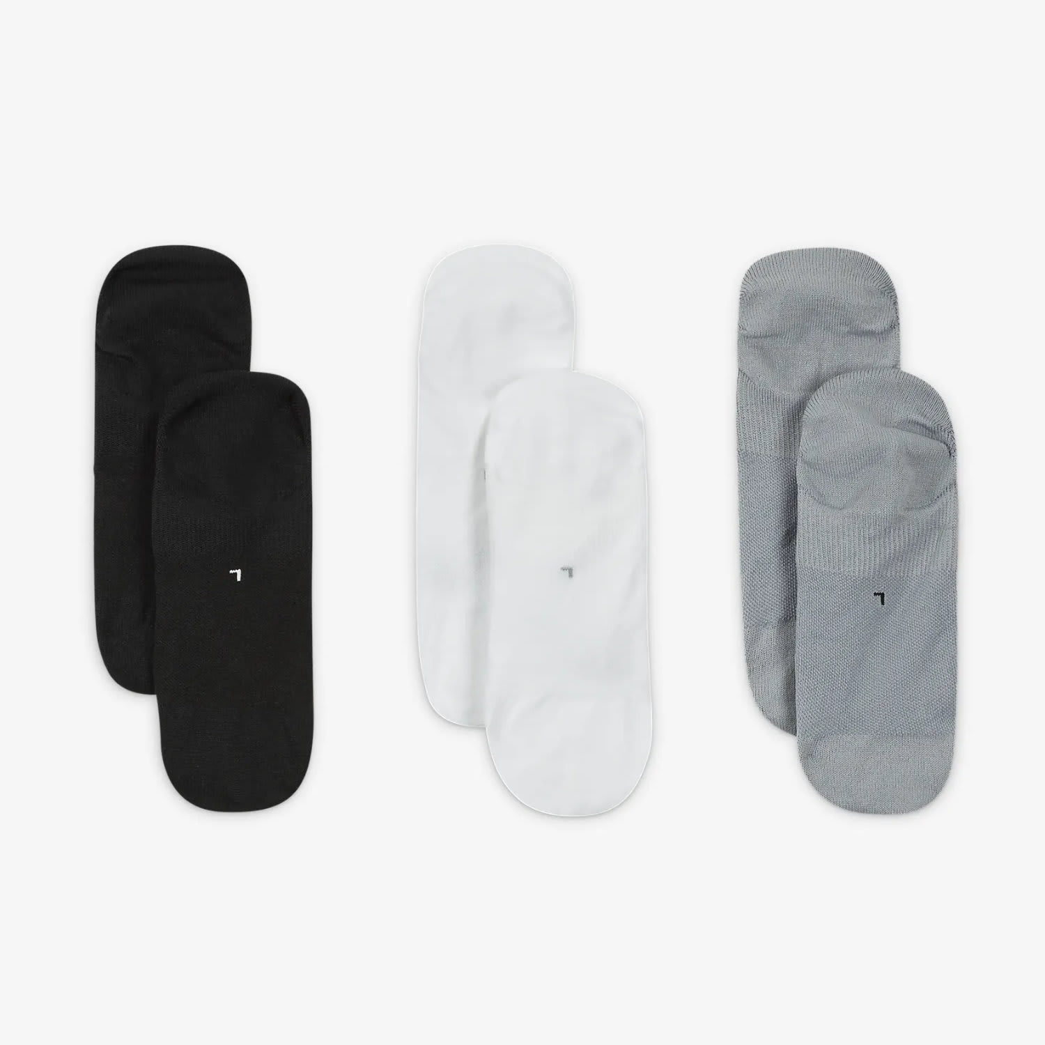 Nike 3-Pack Everyday Plus Lightweight No-Show White Socks, product, variation 3