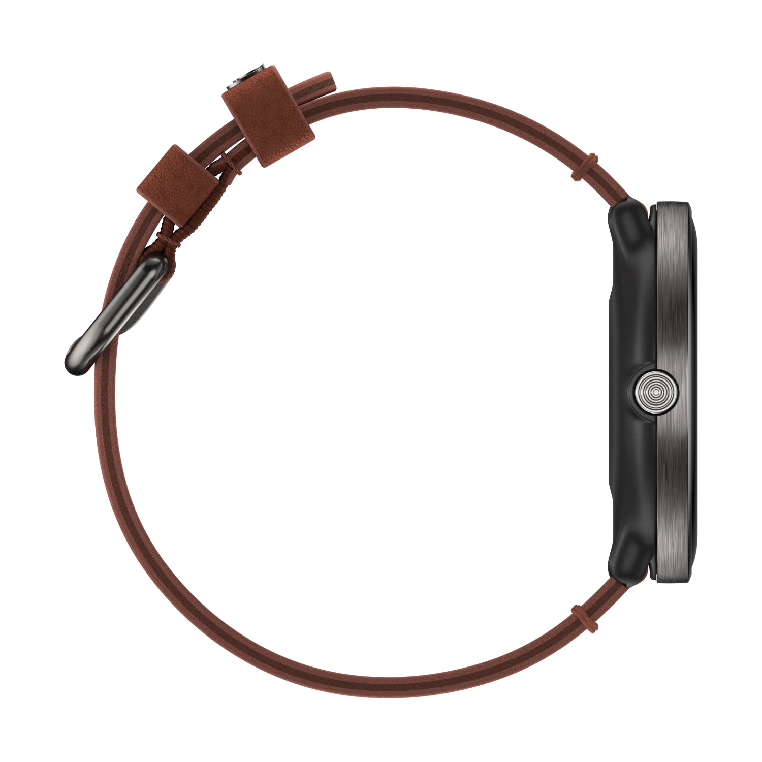 Polar Ignite 3 Titanium Leather Fitness Watch, product, variation 4