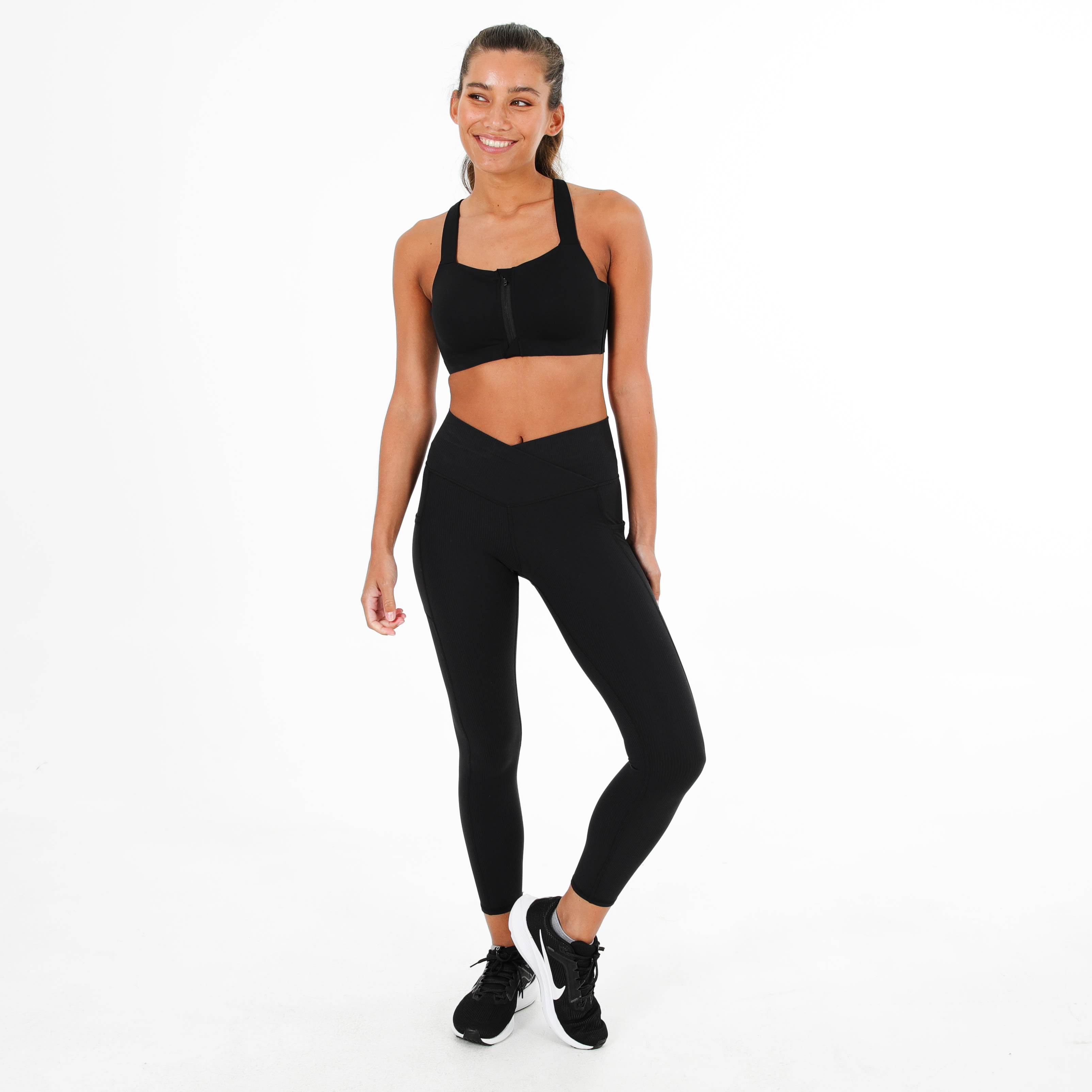 OTG Front Zip Sports Bra, product, variation 6