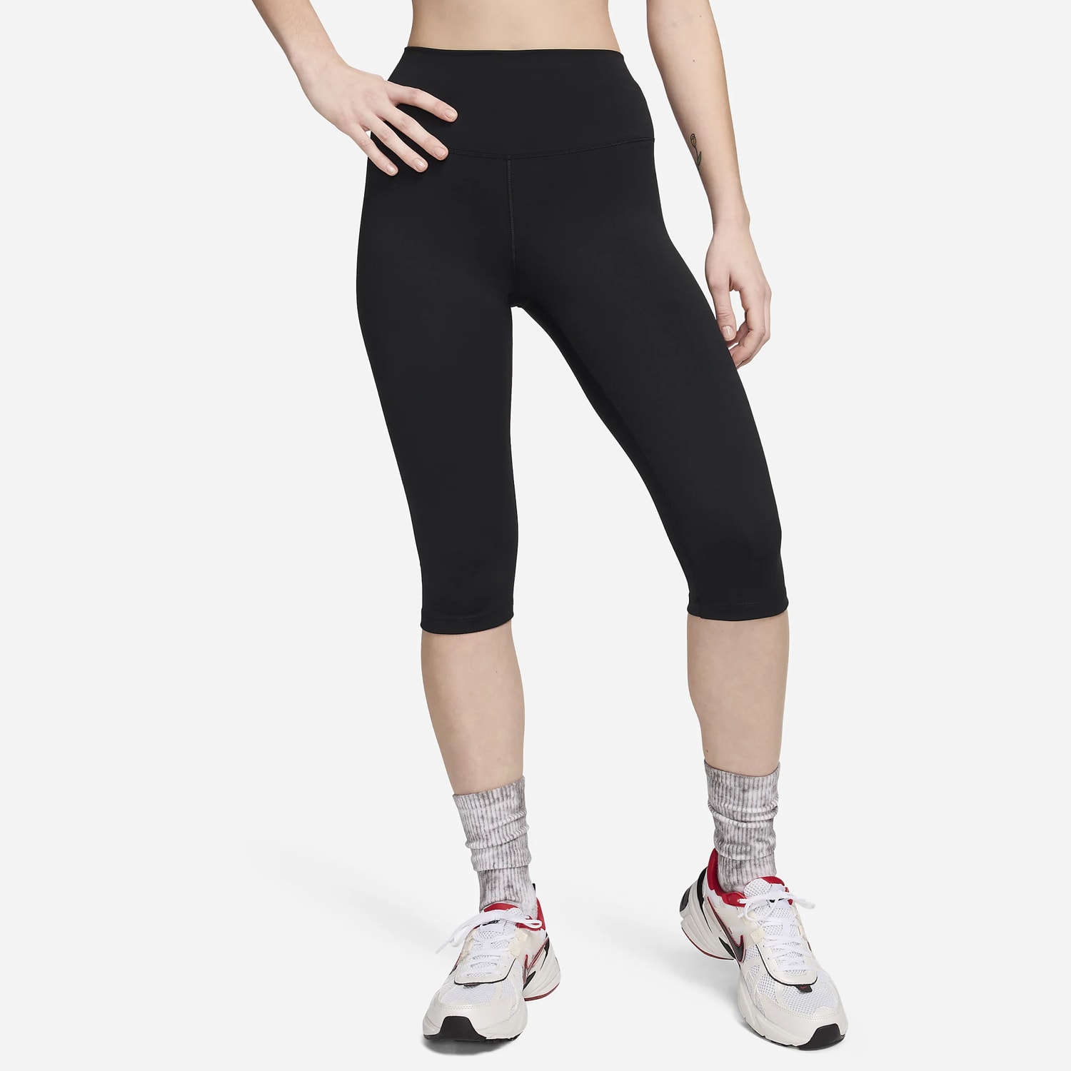 Nike Women's Dri-Fit One High Rise Running Capri