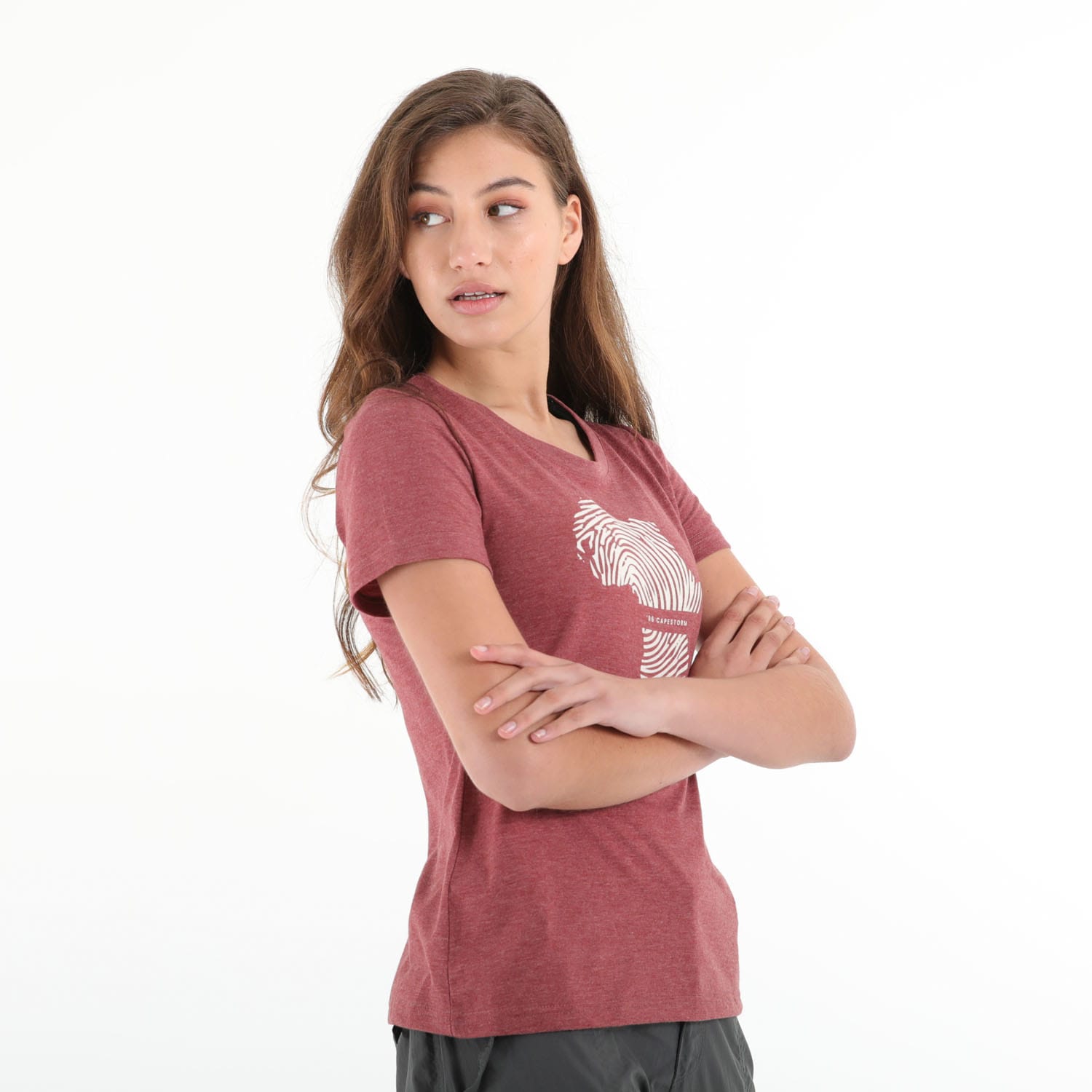 Capestorm Women&#039;s Africa Print Tee, product, variation 2