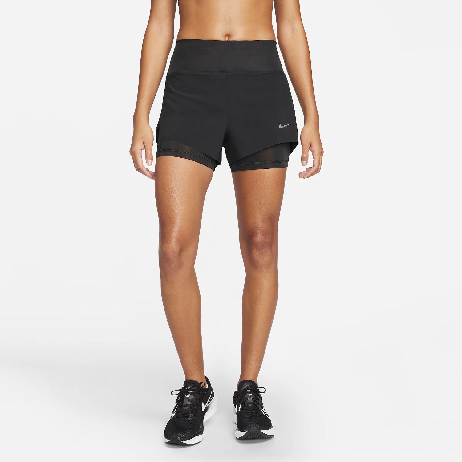 Nike Women's Swift Dri Fit MR 2-in-1 3inch Running Short
