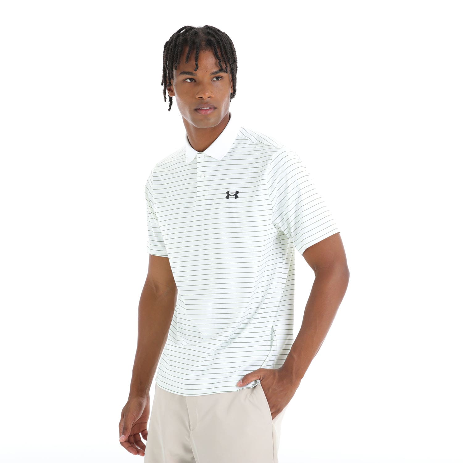 Under Armour Men&#039;s Golf Performance 3.0 Stripe Polo, product, variation 2