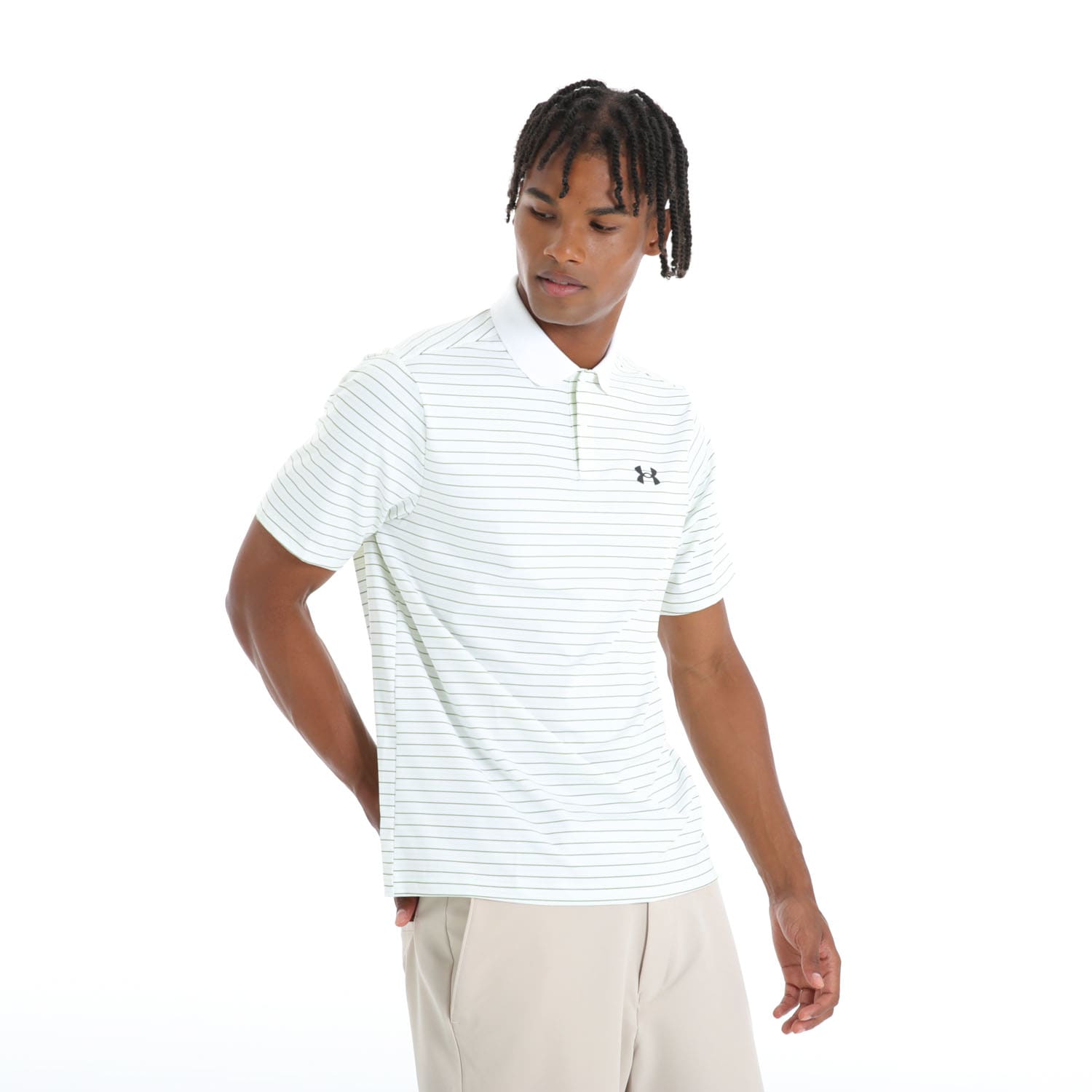 Under Armour Men&#039;s Golf Performance 3.0 Stripe Polo, product, variation 4