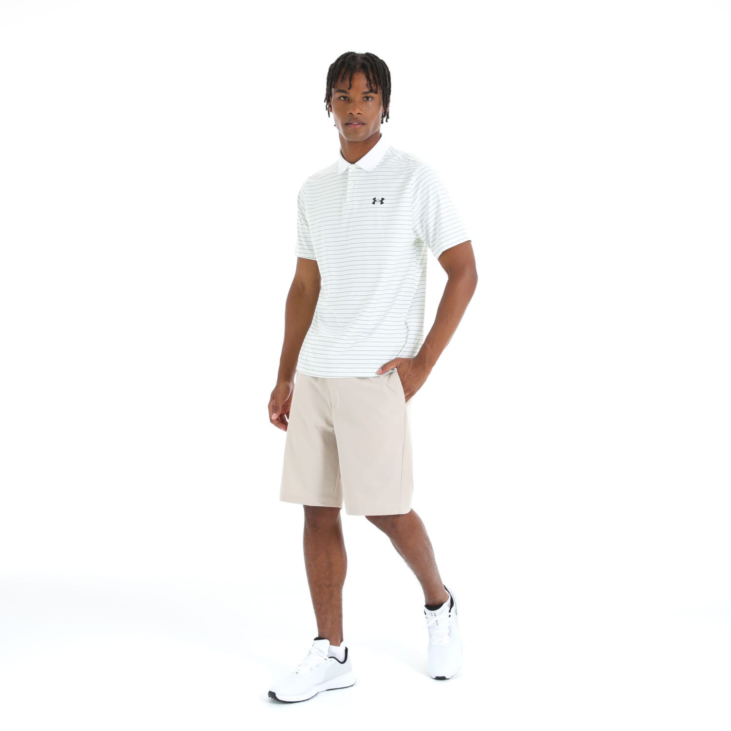 Under Armour Men&#039;s Golf Performance 3.0 Stripe Polo, product, variation 8