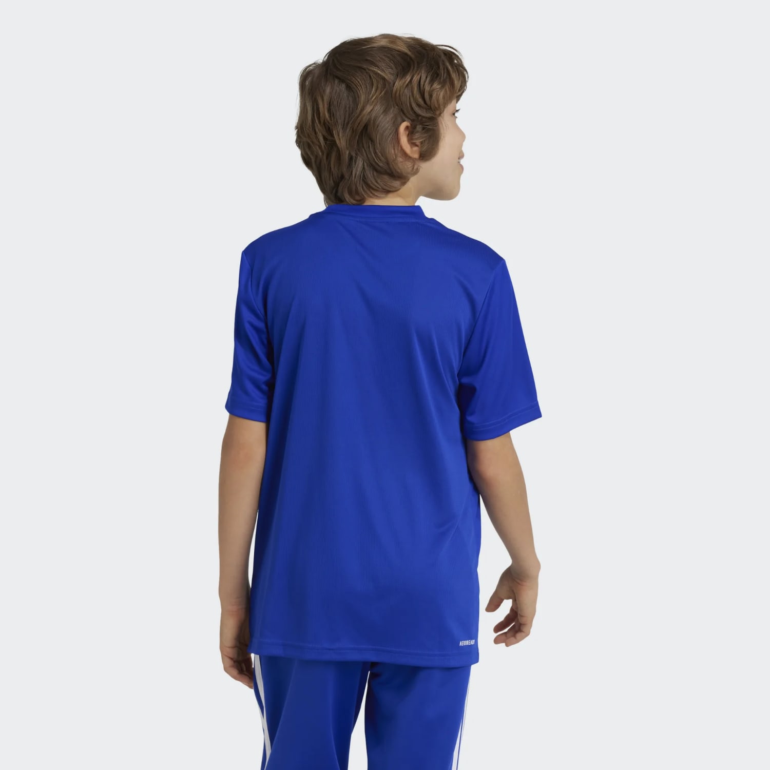 Adidas Boys Training Essential Small Logo Tee, product, variation 2