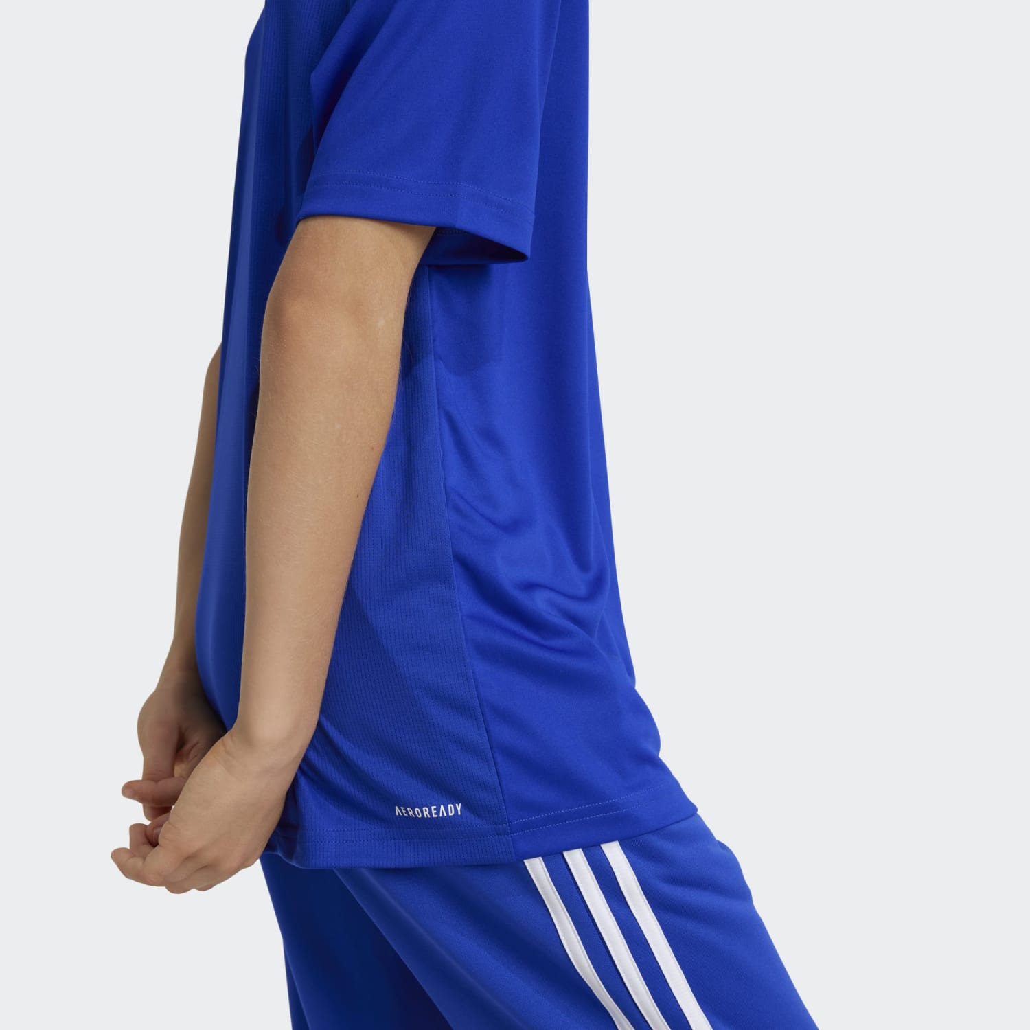 Adidas Boys Training Essential Small Logo Tee, product, variation 4