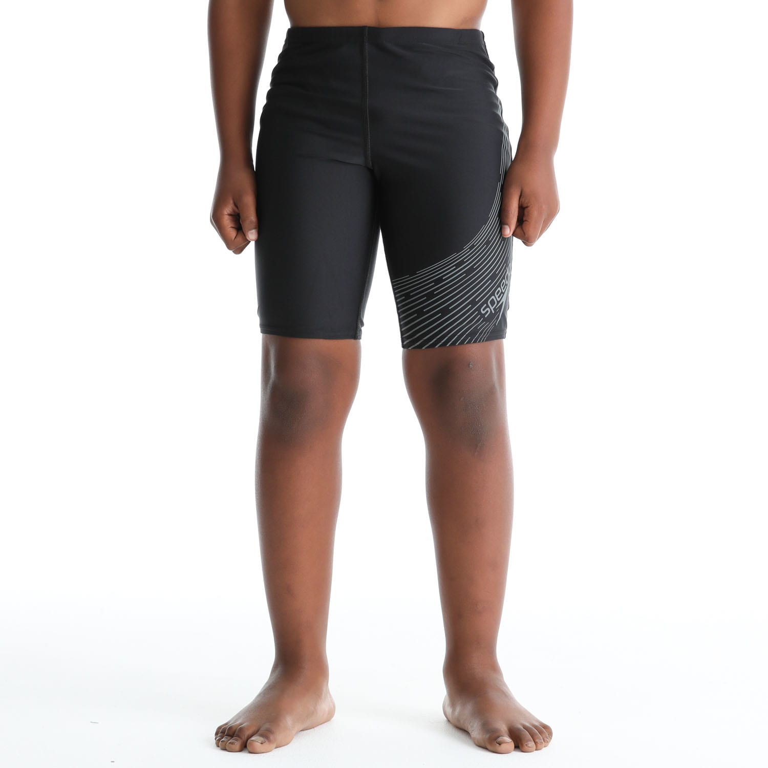 Speedo Boys Medley Logo Swim Jammer, product, variation 3