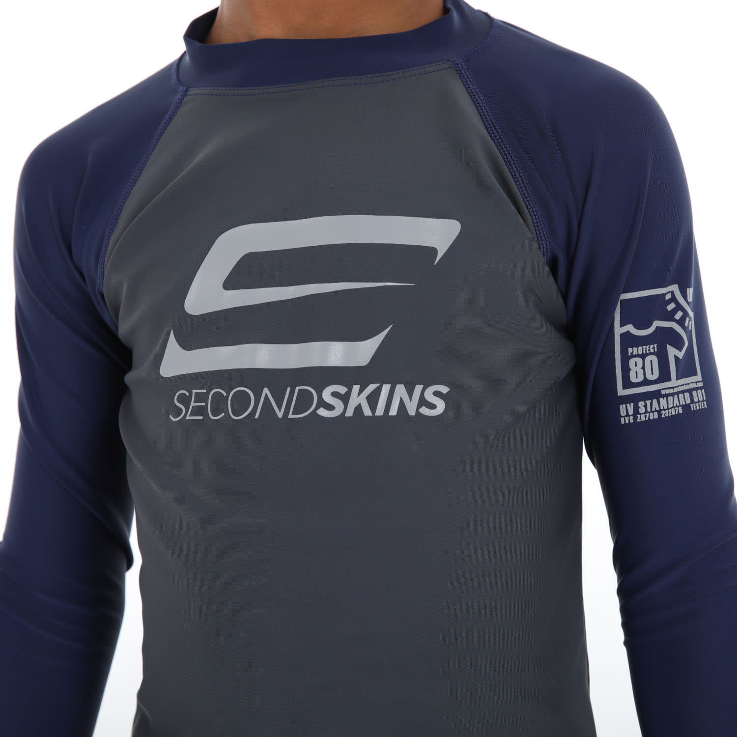 Second Skins Boys Iconic Long Sleeve Rashvest, product, variation 5