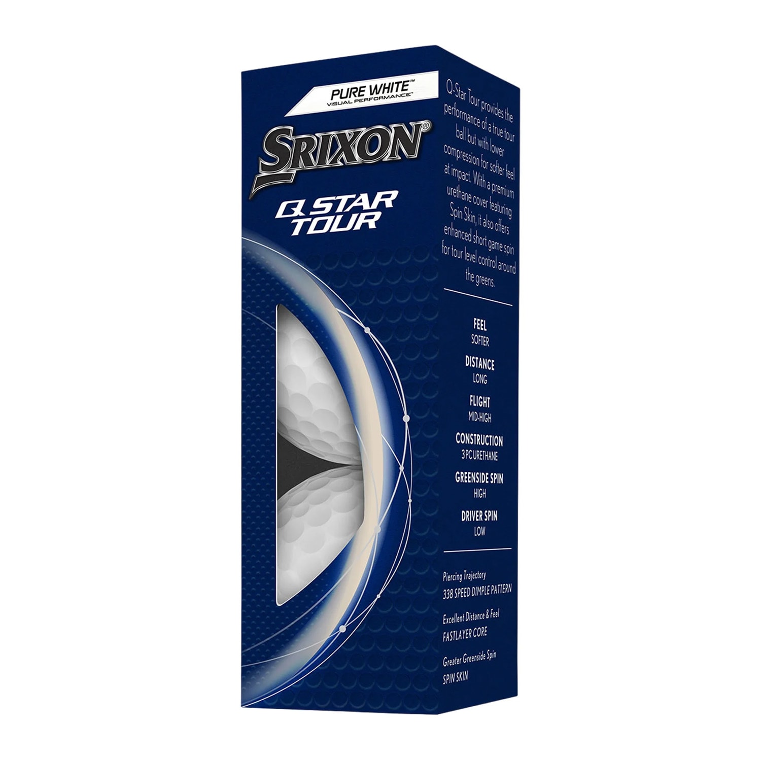Srixon Q-Star Tour Golf Balls - 3 Ball Pack