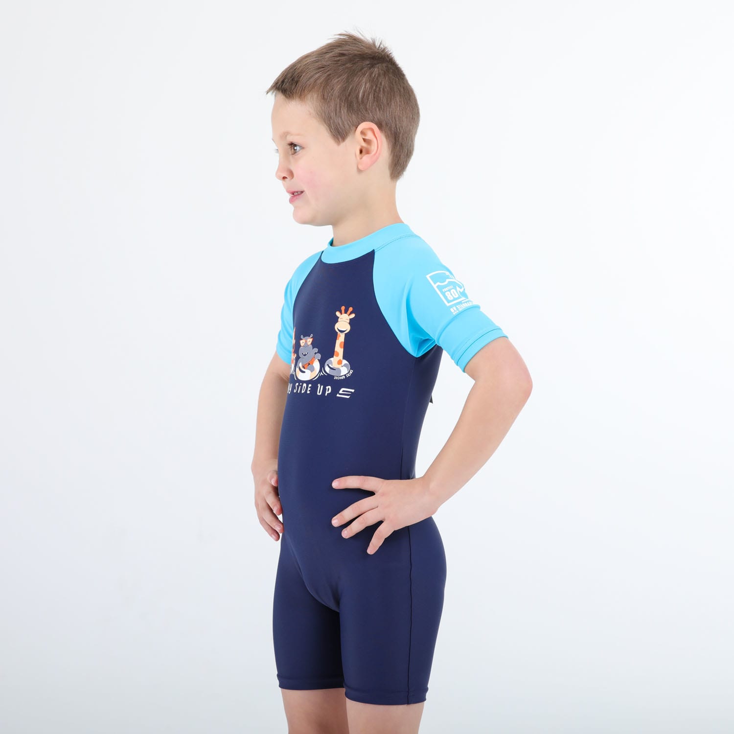 Second Skins Boys Sunny Side Up Short Sleeve Sunsuit, product, variation 4