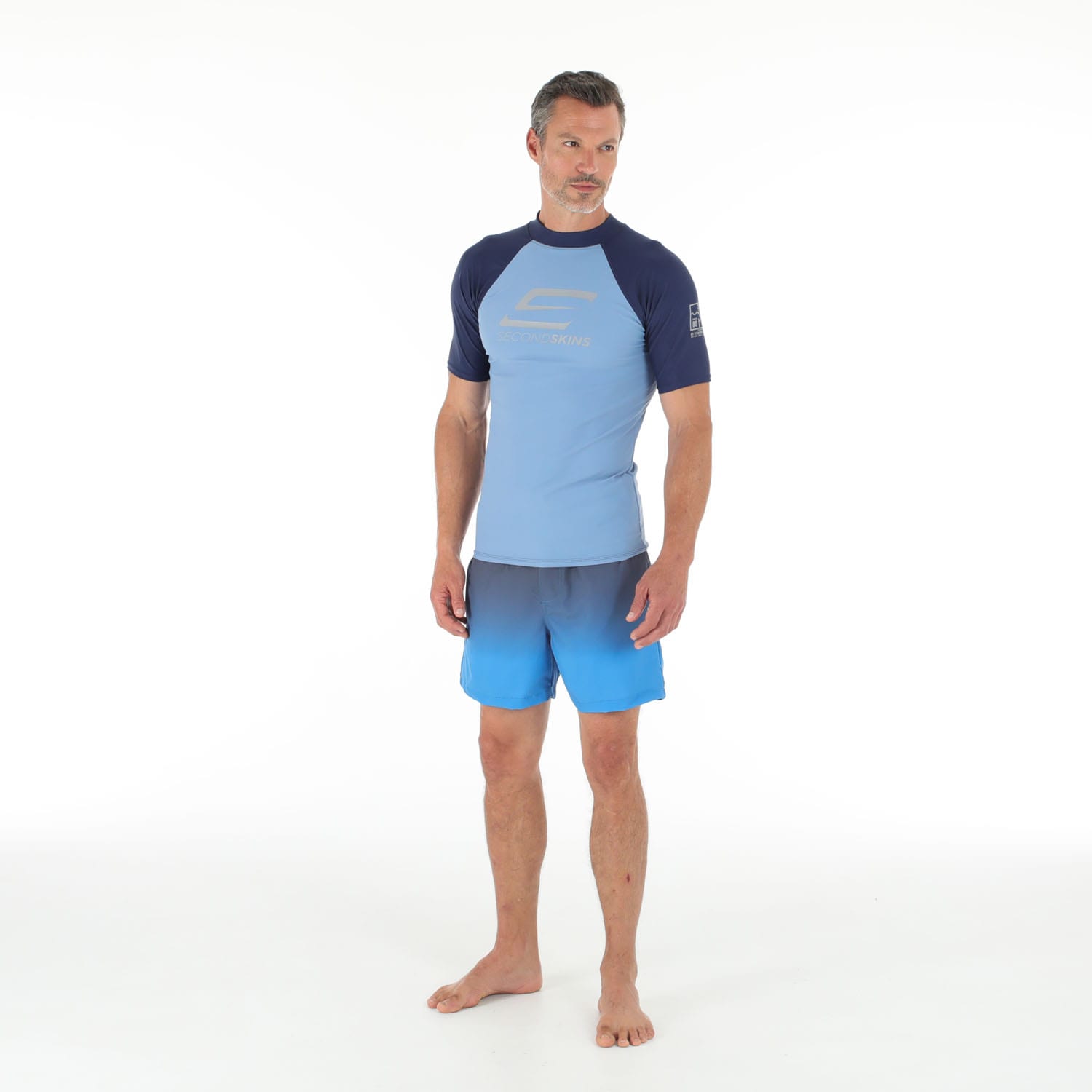 Second Skins Men&#039;s Iconic Short Sleeve Rashvest, product, variation 7