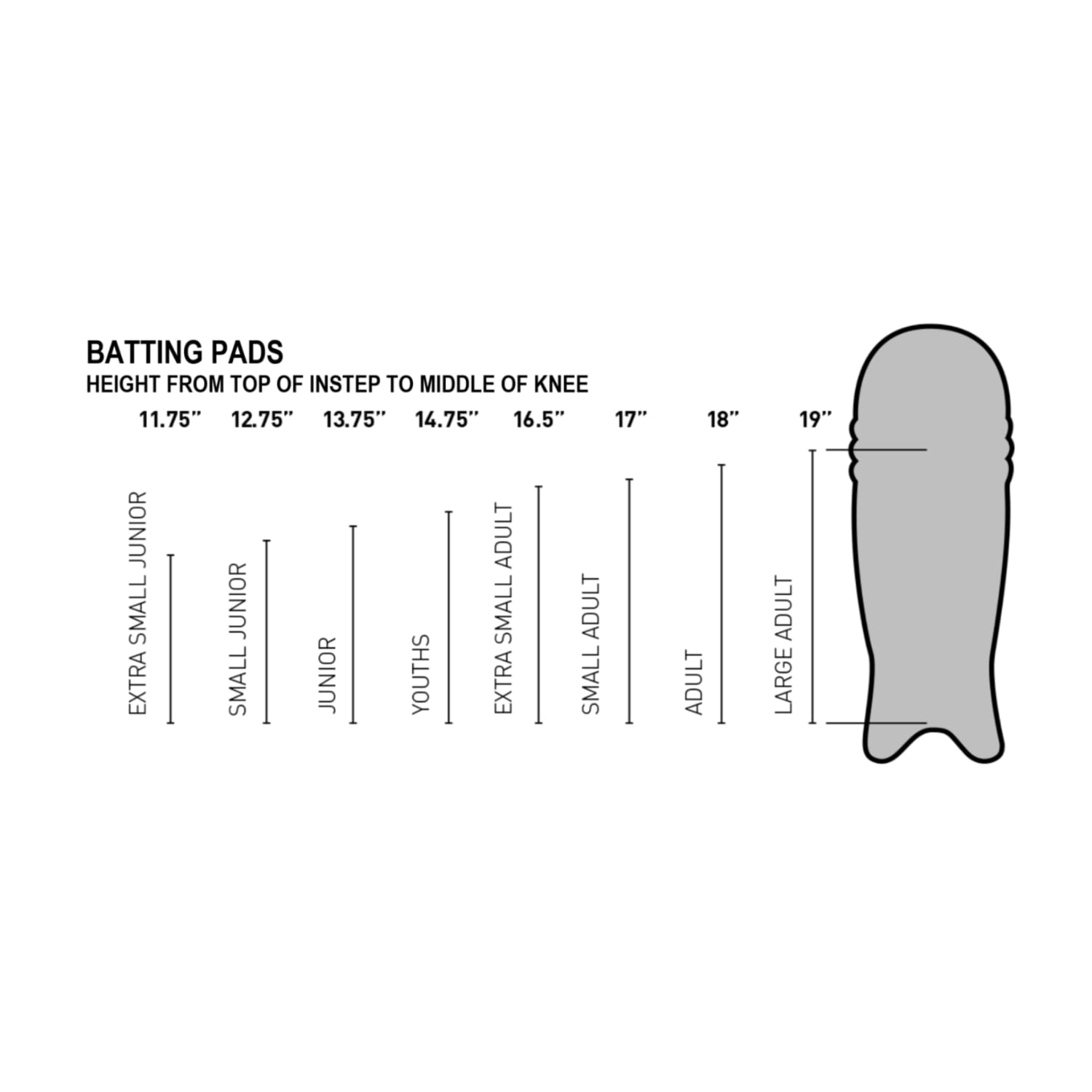 GM 303 Junior Cricket Pads, product, variation 4