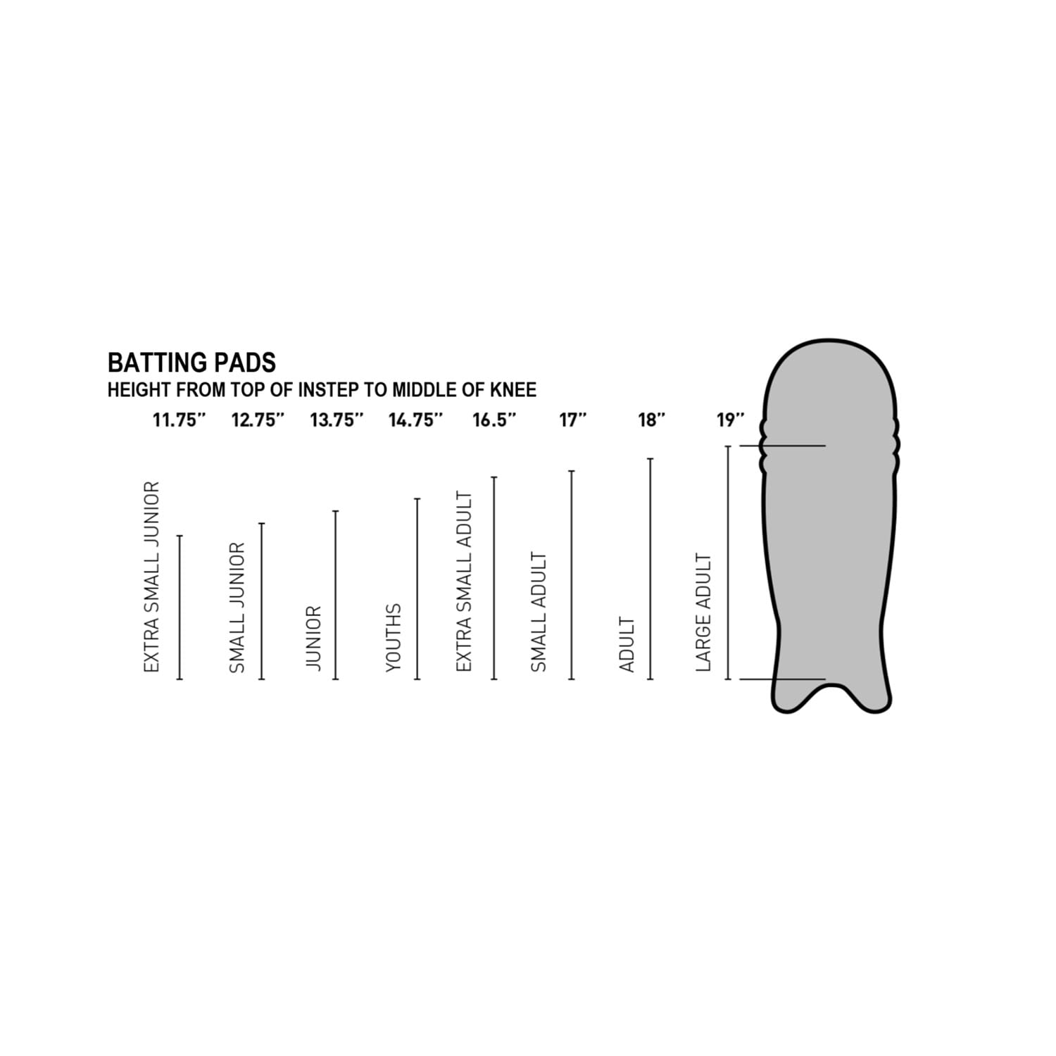 GM Diamond Youth LH Cricket Pads, product, variation 4