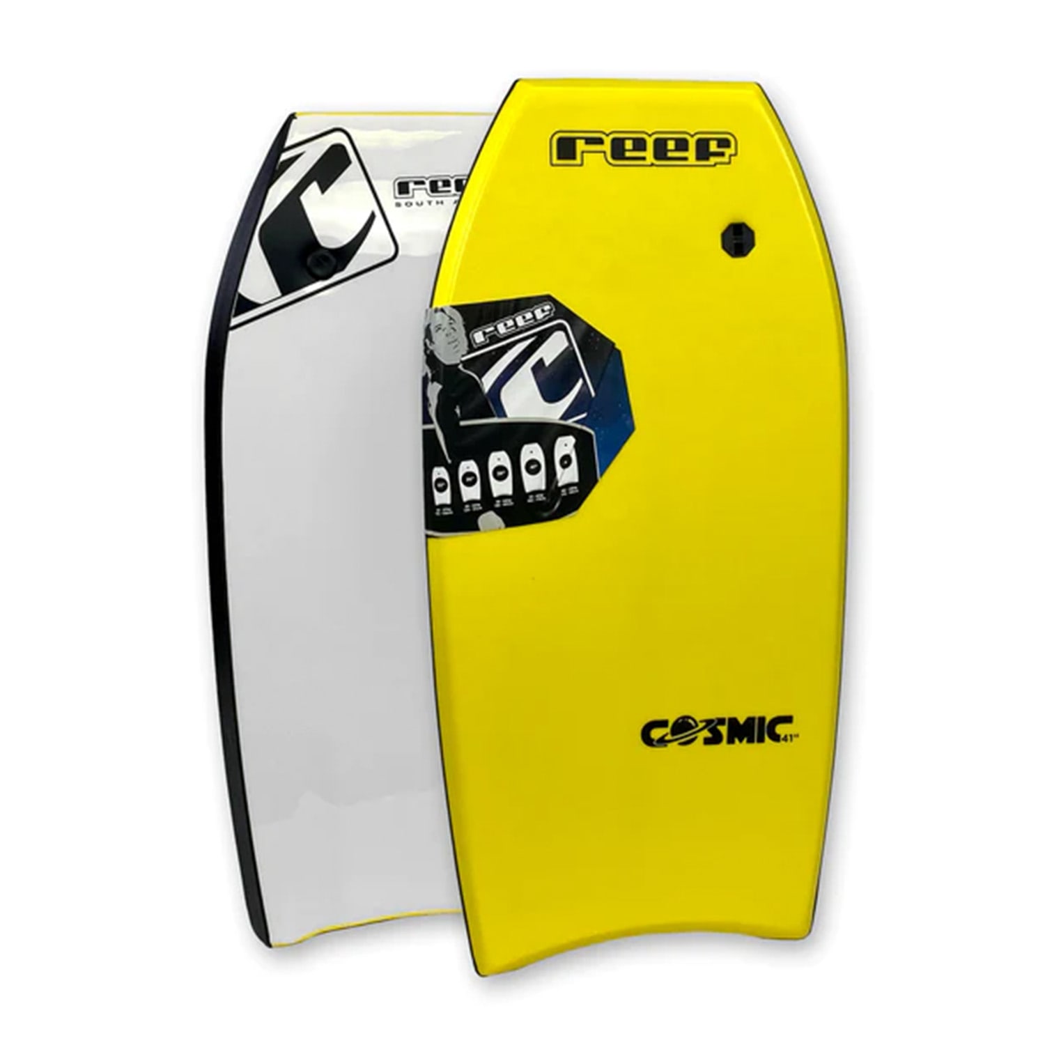 Reef 36 Cosmic Body Board with Coil Leash