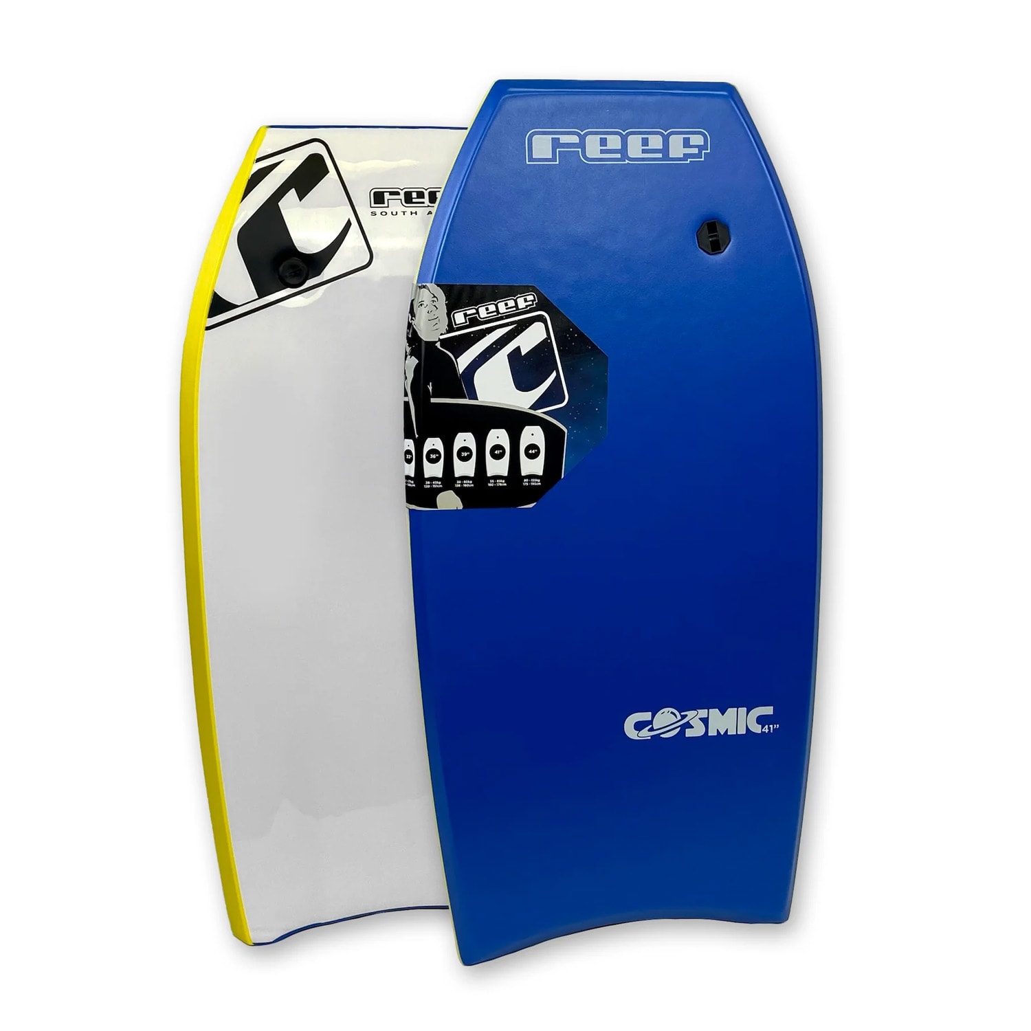 Reef 41 Cosmic Body Board with Coil Leash