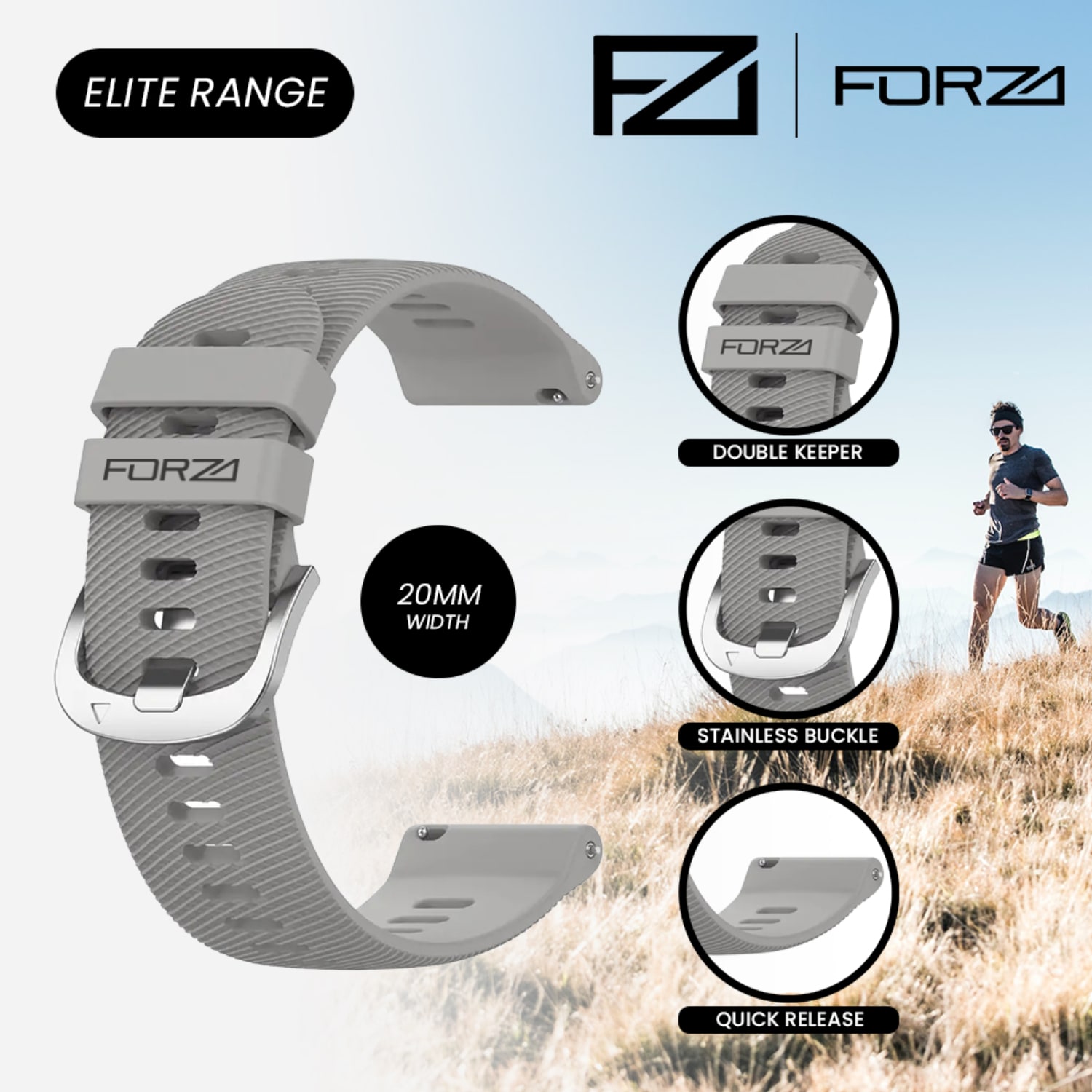 FORZA Elite 20mm Quick Release Watch Strap, product, variation 11