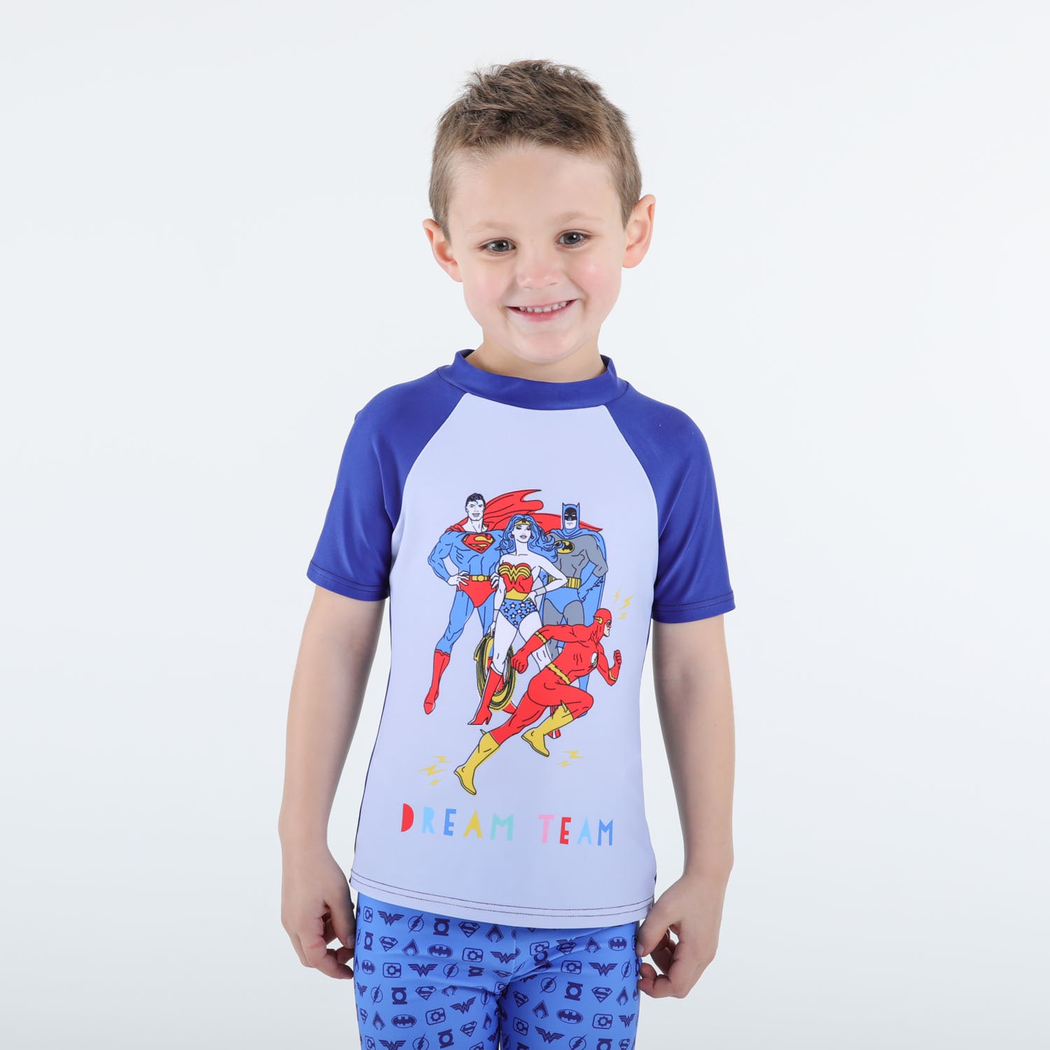 Boys Hero Short Sleeve Rashvest Set, product, variation 2