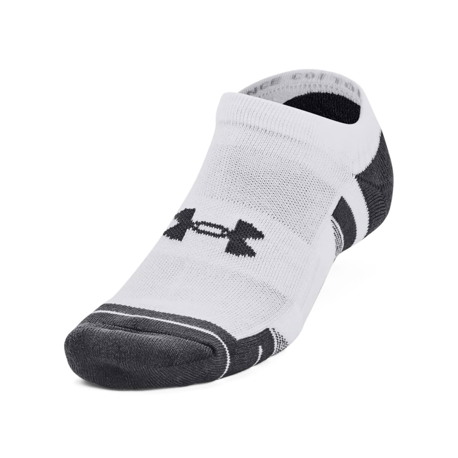 Under Armour Performance Tech No Show 3 Pack Socks, product, variation 2