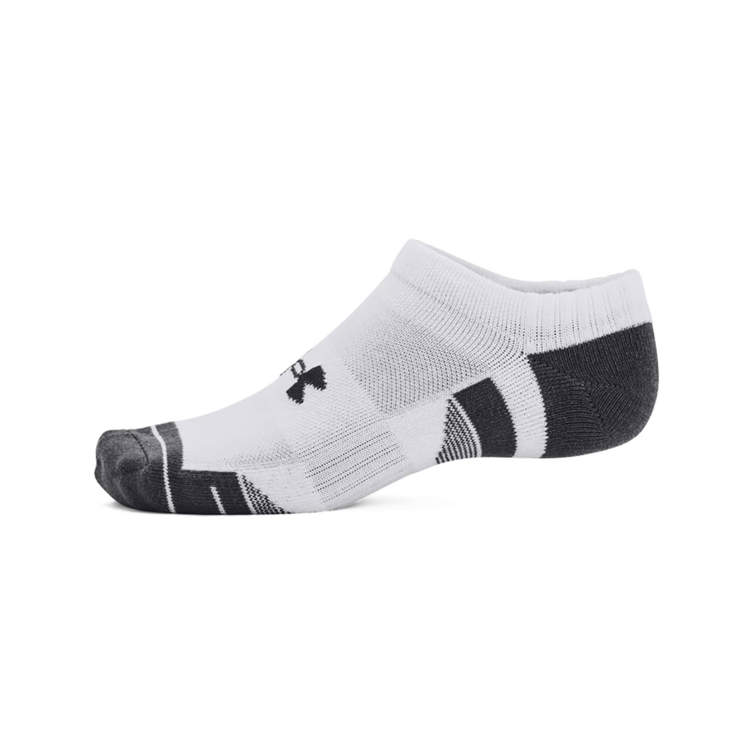 Under Armour Performance Tech No Show 3 Pack Socks, product, variation 4