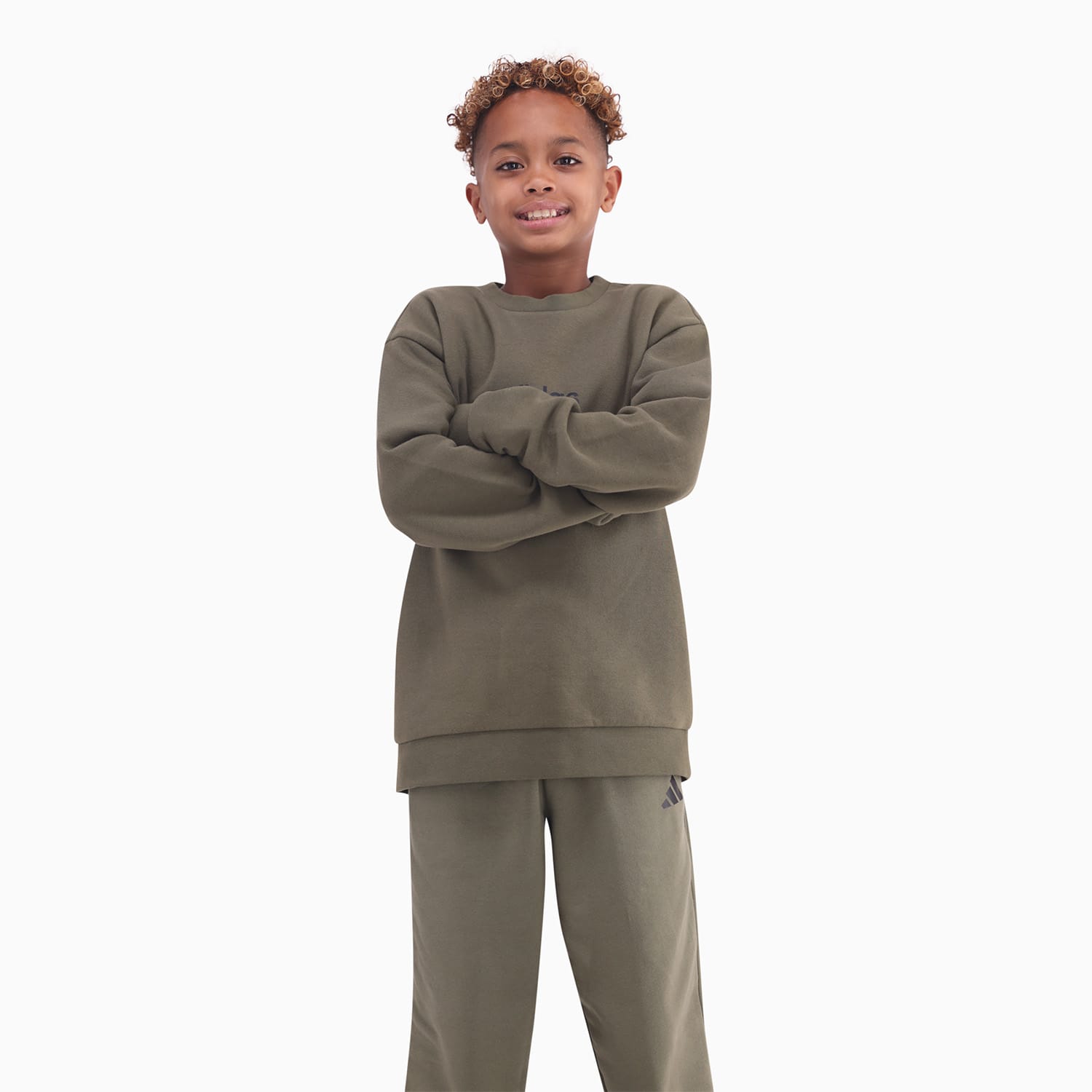 adidas Boys Big Logo Sweattop