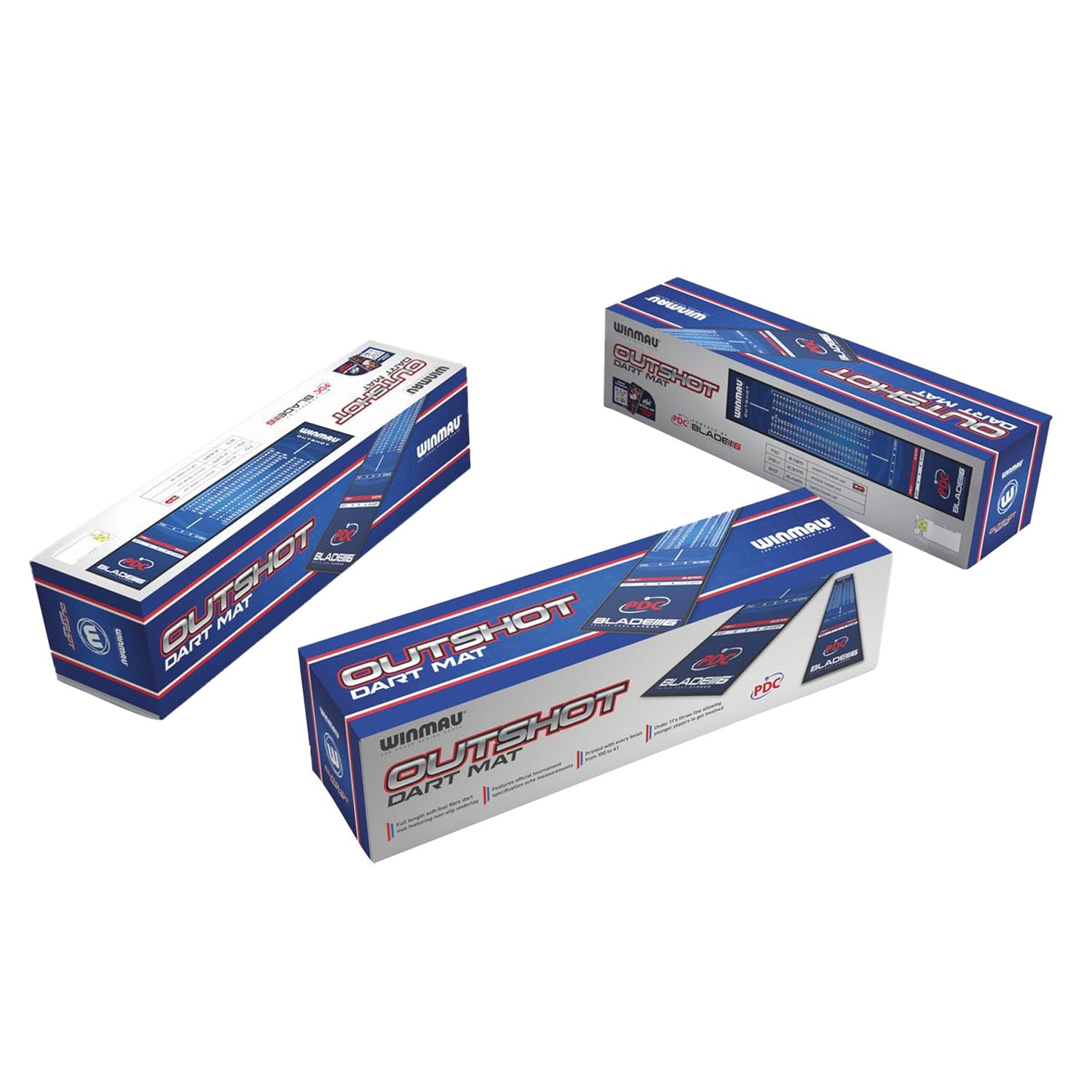 Winmau Outshot Soft-Feel Dart Mat, product, variation 4